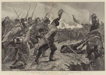 Der Krieg zwischen Bulgarien und Serbien, Bulgaren erobern eine Position im Tzaribrod-Pass, 23. November